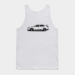 Subie classic black print Tank Top